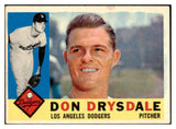 1960 Topps Baseball #475 Don Drysdale Dodgers EX-MT 416570