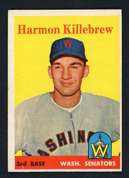 1958 Topps Baseball #288 Harmon Killebrew Senators EX-MT 416690