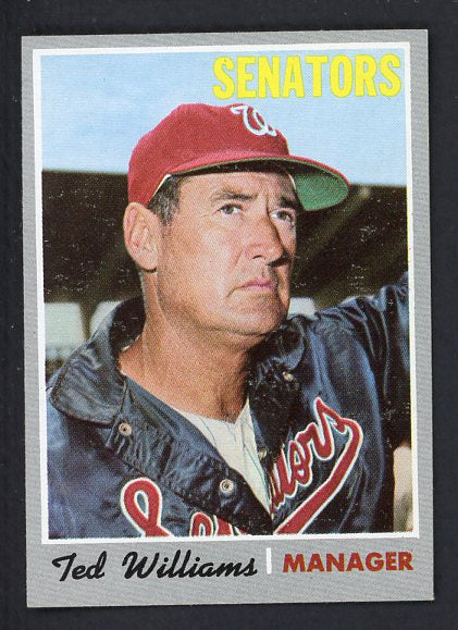 1970 Topps Baseball #211 Ted Williams Senators NR-MT 416773