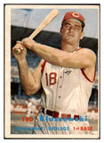 1957 Topps Baseball #165 Ted Kluszewski Reds EX 417163