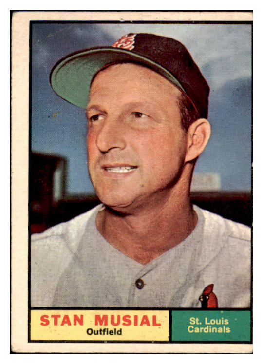 1961 Topps Baseball #290 Stan Musial Cardinals GD-VG 417184