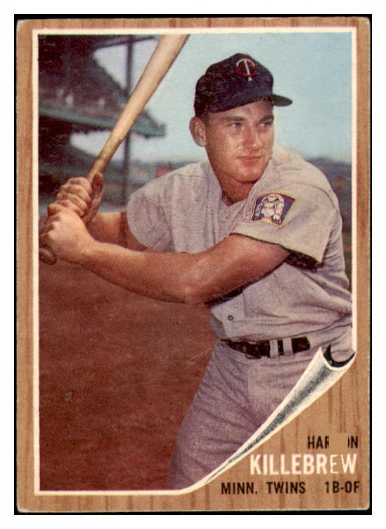 1962 Topps Baseball #070 Harmon Killebrew Twins EX 417269