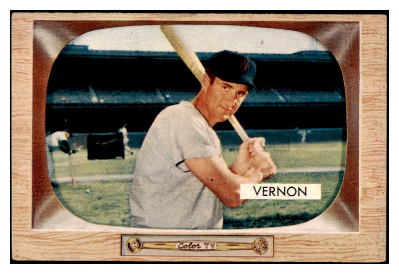 1955 Bowman Baseball #046 Mickey Vernon Senators EX-MT 417404