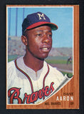 1962 Topps Baseball #320 Hank Aaron Braves NR-MT oc 417471
