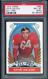 1972 Topps Football #282 Dave Wilcox A.P. 49ers PSA 8 NM/MT pd 417580