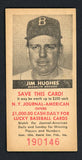 1954 New York Journal American Jim Hughes Dodgers EX-MT 417724