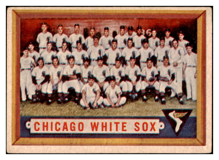 1957 Topps Baseball #329 Chicago White Sox Team VG-EX 417895