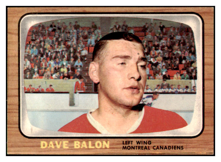 1966 Topps Hockey #074 Dave Balon Canadiens NR-MT 417963