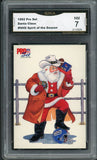 1992 Pro Set Santa Claus Cowboys GMA 7 NM 418164