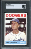 1964 Topps Baseball #120 Don Drysdale Dodgers SGC 8 NM/MT 418213
