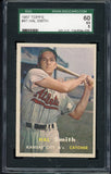 1957 Topps Baseball #041 Hal Smith A's SGC 60 EX 418221
