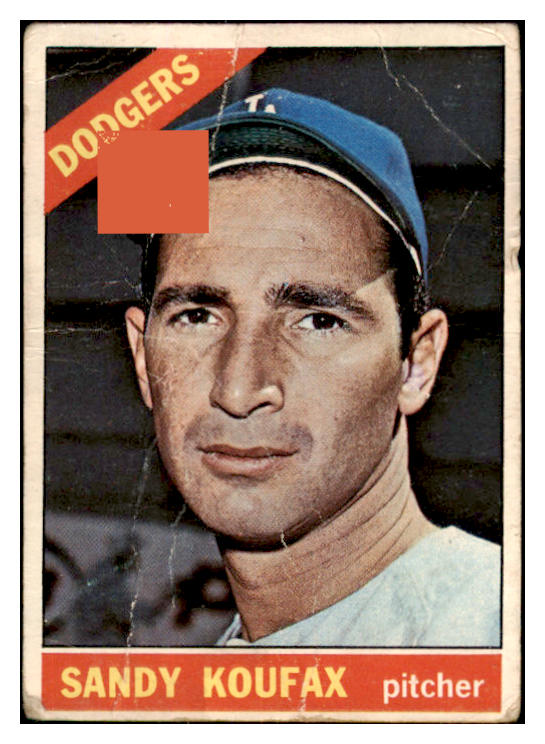 1966 Topps Baseball #100 Sandy Koufax Dodgers PR-FR 418231