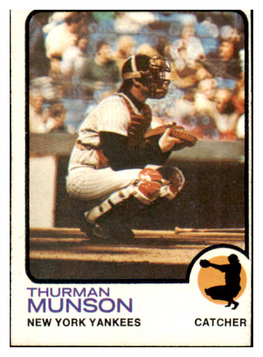 1973 Topps Baseball #142 Thurman Munson Yankees Good trimmed 418249