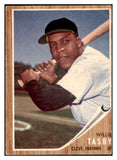 1962 Topps Baseball #462 Willie Tasby Indians VG-EX No Emblem 418264