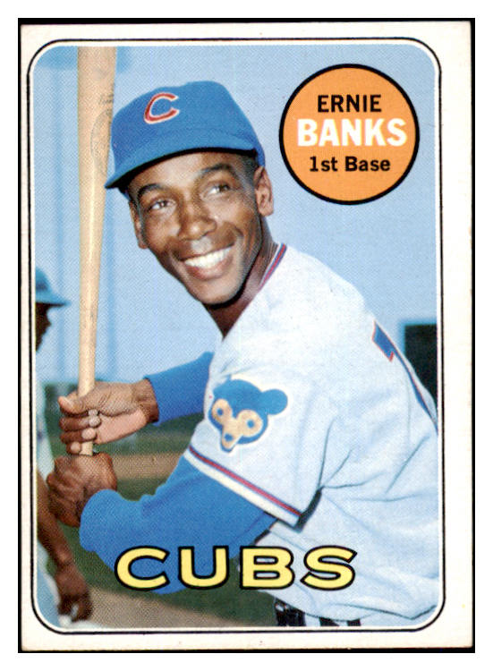 1969 Topps Baseball #020 Ernie Banks Cubs EX-MT 418293