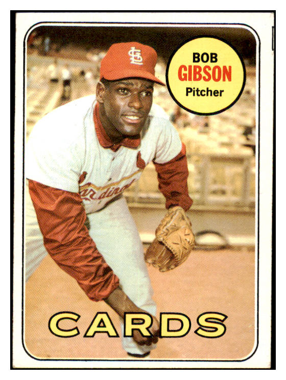1969 Topps Baseball #200 Bob Gibson Cardinals EX 418302