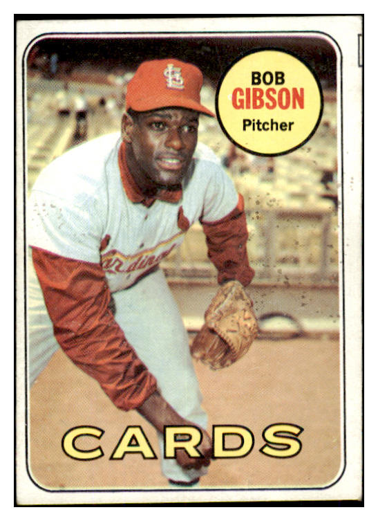 1969 Topps Baseball #200 Bob Gibson Cardinals EX 418303