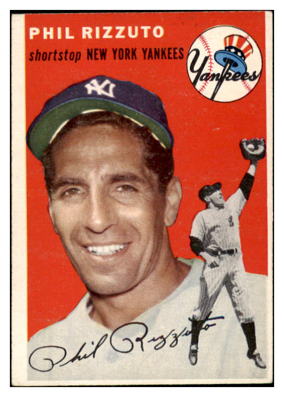 1954 Topps Baseball #017 Phil Rizzuto Yankees EX 418356
