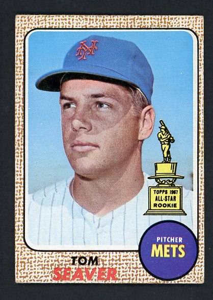1968 Topps Baseball #045 Tom Seaver Mets EX 418362