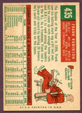 1959 Topps Baseball #435 Frank Robinson Reds EX-MT 418377
