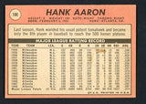 1969 Topps Baseball #100 Hank Aaron Braves EX 418407