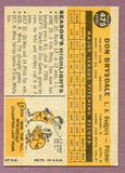 1960 Topps Baseball #475 Don Drysdale Dodgers NR-MT 418422