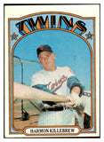 1972 Topps Baseball #051 Harmon Killebrew Twins NR-MT 418506