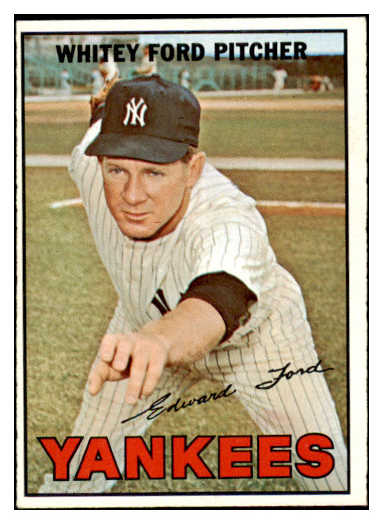 1967 Topps Baseball #005 Whitey Ford Yankees EX-MT 418531