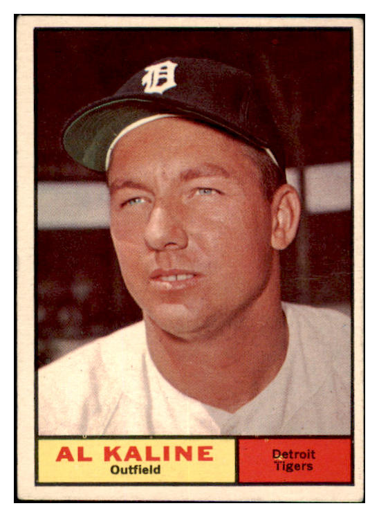 1961 Topps Baseball #429 Al Kaline Tigers EX 418535