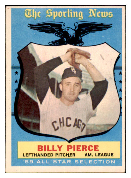 1959 Topps Baseball #572 Billy Pierce A.S. White Sox EX-MT 418572