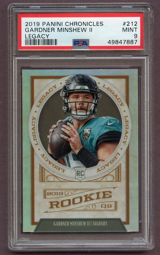 2019 Panini Chronicles #212 Gardner Minshew Jaguars PSA 9 MINT 418726