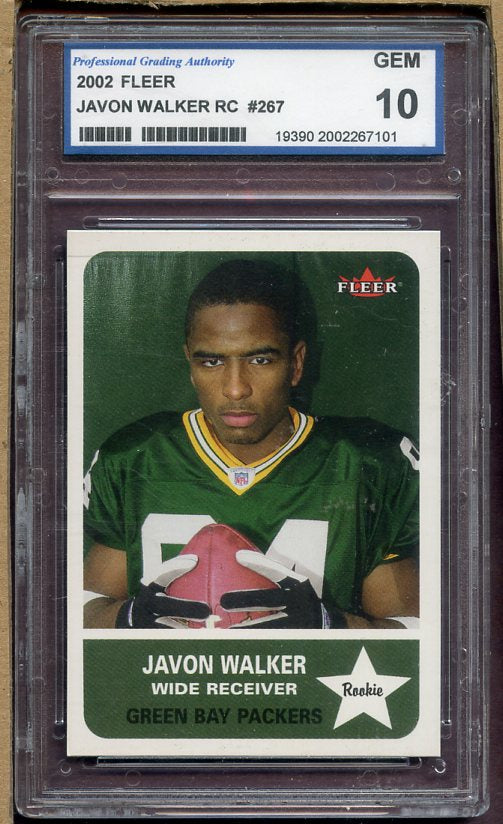 2002 Fleer #267 Javon Walker Packers PGA 10 418914