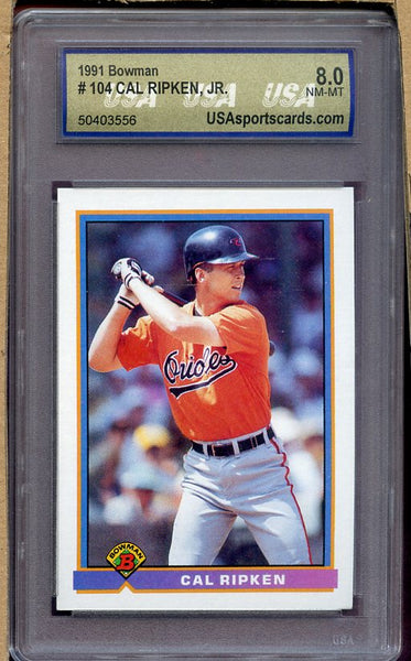 1991 Bowman #104 Cal Ripken Orioles USA 8 NM/MT 418925
