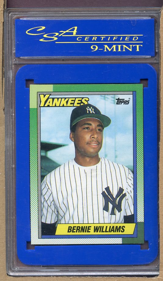 1990 Topps #701 Bernie Williams Yankees CSA 9 418926