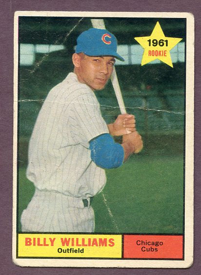 1961 Topps Baseball #141 Billy Williams Cubs FR-GD 419101