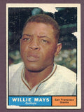 1961 Topps Baseball #150 Willie Mays Giants Poor 419102