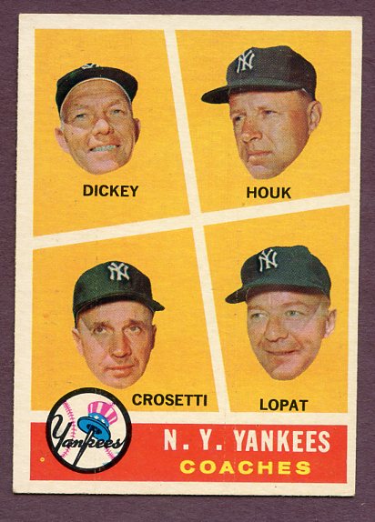 1960 Topps Baseball #465 Bill Dickey Yankees EX-MT 419135