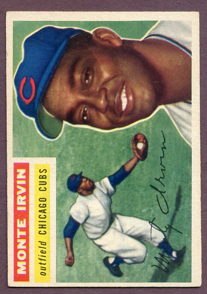 1956 Topps Baseball #194 Monte Irvin Cubs EX-MT 419149