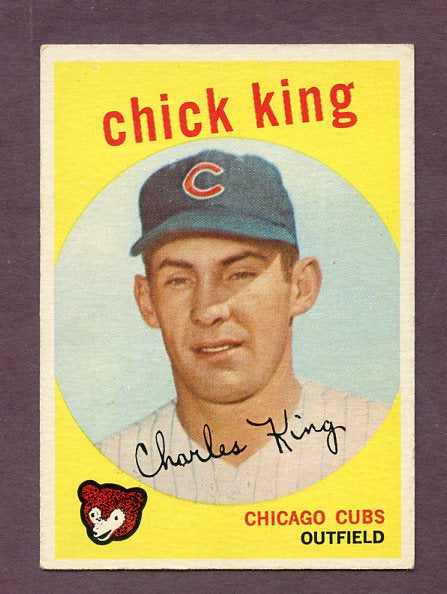 1959 Topps Baseball #538 Chick King Cubs EX 419289