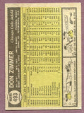 1961 Topps Baseball #493 Don Zimmer Cubs EX 419292