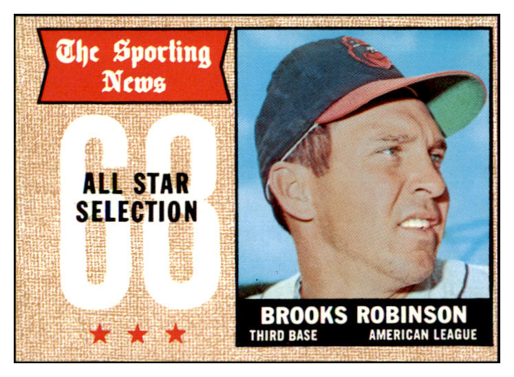 1968 Topps Baseball #365 Brooks Robinson A.S. Orioles NR-MT 419614