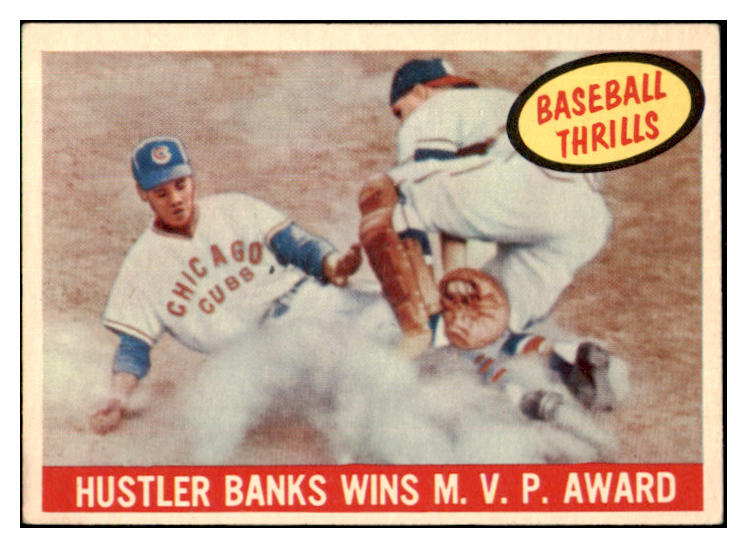 1959 Topps Baseball #469 Ernie Banks IA Cubs EX-MT 419620