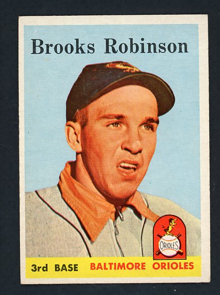 1958 Topps Baseball #307 Brooks Robinson Orioles EX-MT 419729