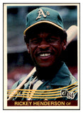 1984 Donruss #054 Rickey Henderson A's NR-MT 419730