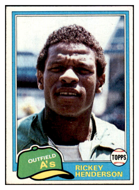 1981 Topps Baseball #261 Rickey Henderson A's EX-MT 419732