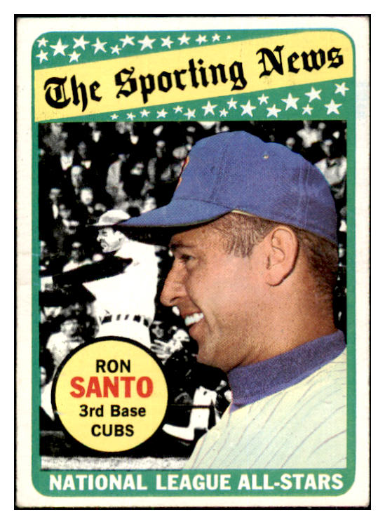 1969 Topps Baseball #420 Ron Santo A.S. Cubs EX 419741