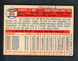 1957 Topps Baseball #085 Larry Doby White Sox Good ink back 419751