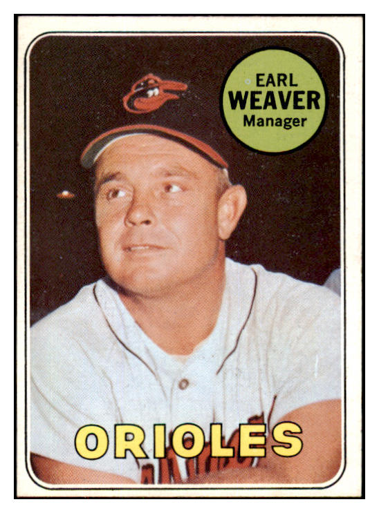 1969 Topps Baseball #516 Earl Weaver Orioles NR-MT 419795