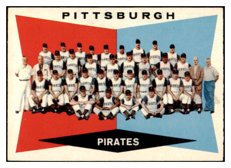 1960 Topps Baseball #484 Pittsburgh Pirates Team EX-MT 419816
