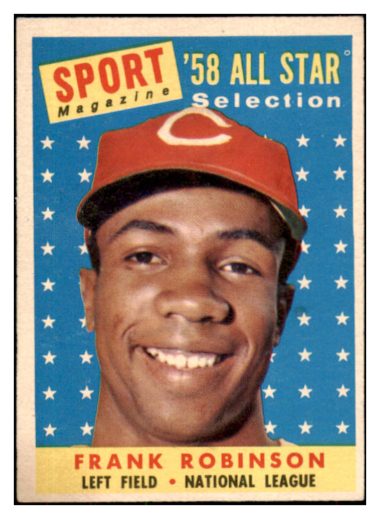 1958 Topps Baseball #484 Frank Robinson A.S. Reds EX-MT 419890